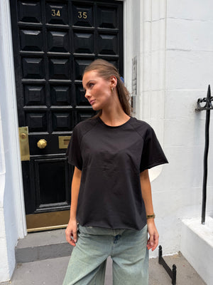 Senna Raglan T-Shirt - Black