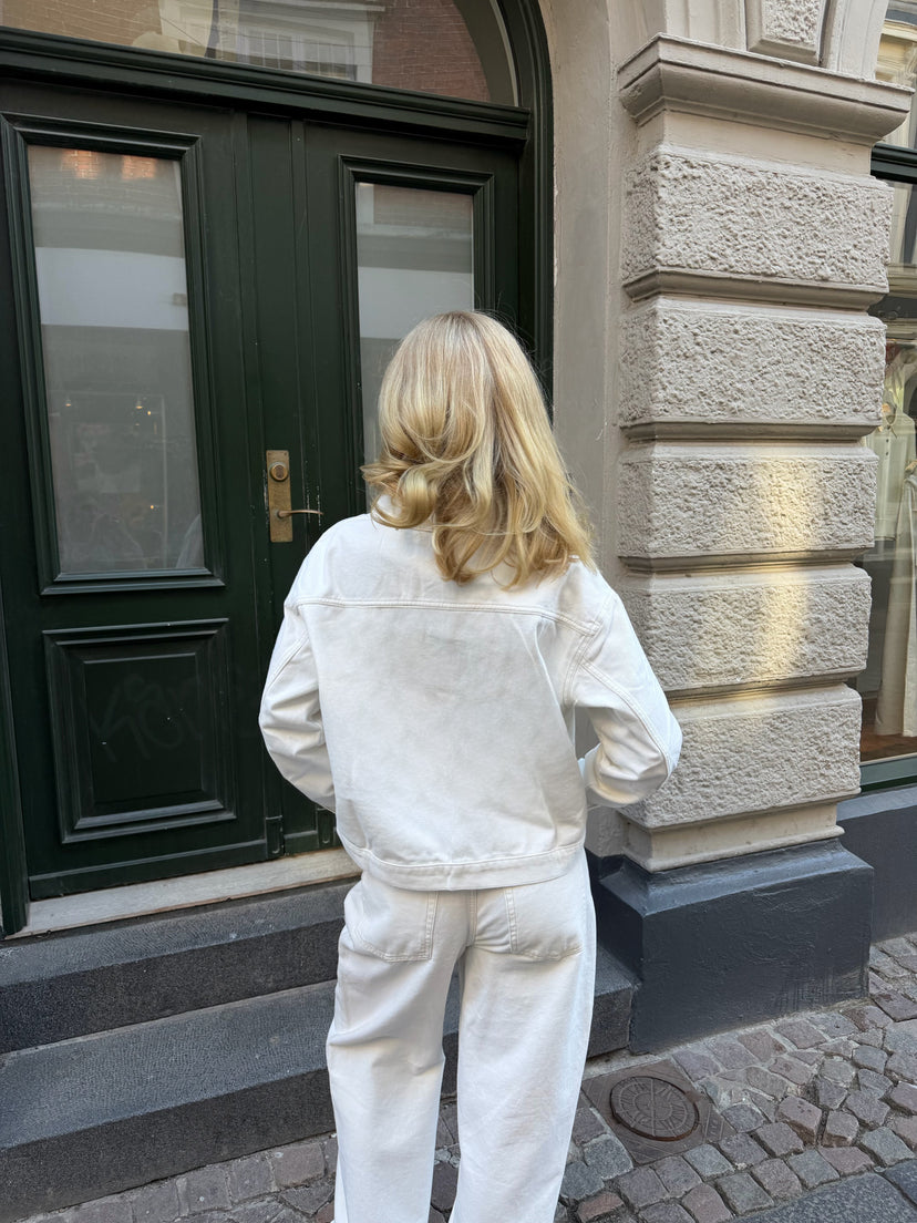 Luna Denim Jacket - White