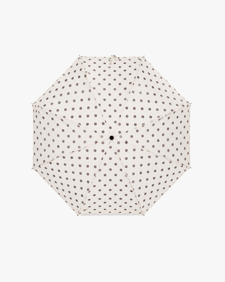 Pitaya Umbrella - Beige/Dark Brown Dot
