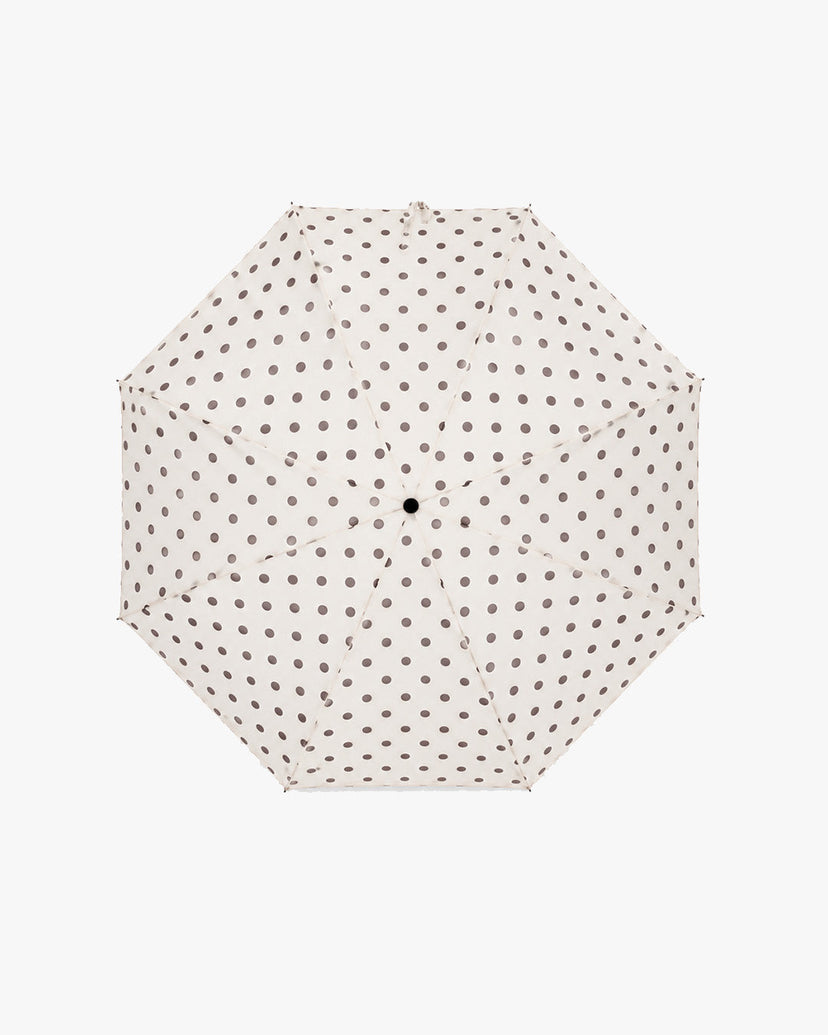 Pitaya Umbrella - Beige/Dark Brown Dot