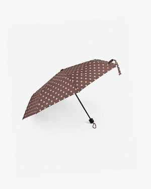 Pitaya Umbrella - Dark Brown/Beige Dot