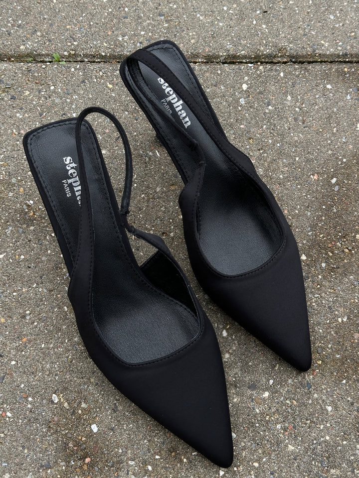 Stephanie Slingback Pumps - Black