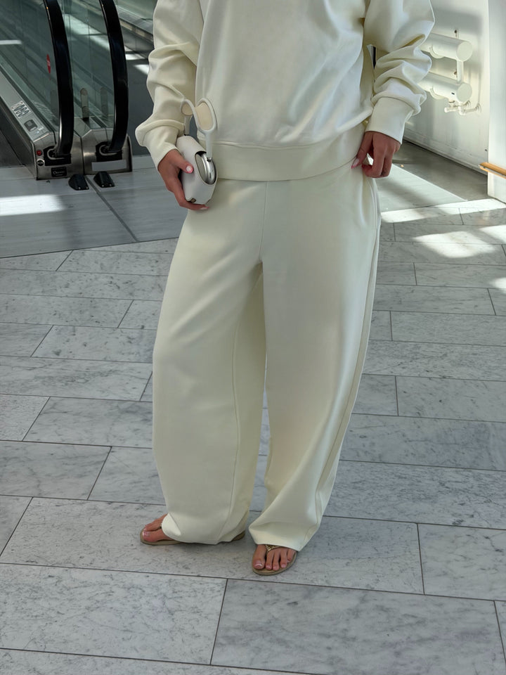 Emma Pocket Pants - Vanilla White