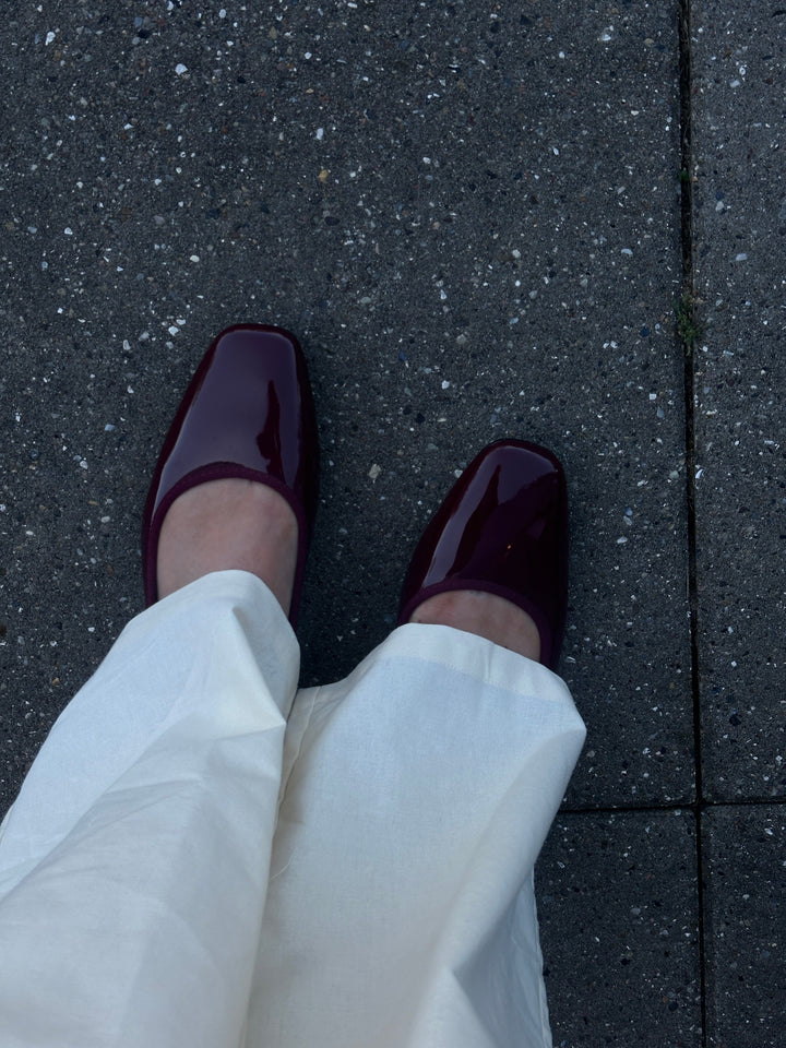 Line Ballerinaer - Wine Red