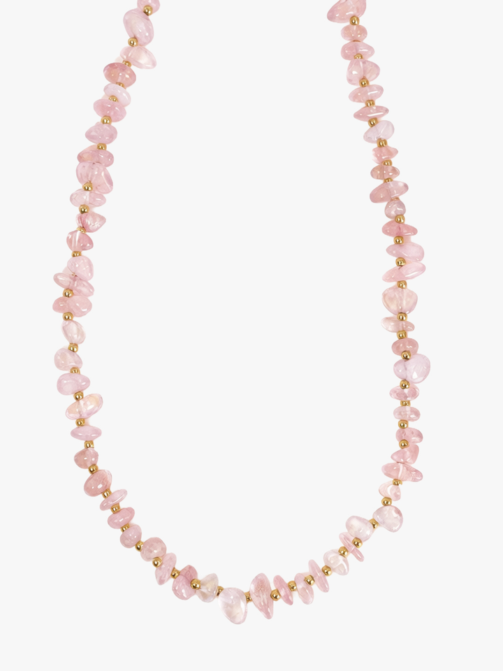 Pam Stone Necklace - Gold Plated