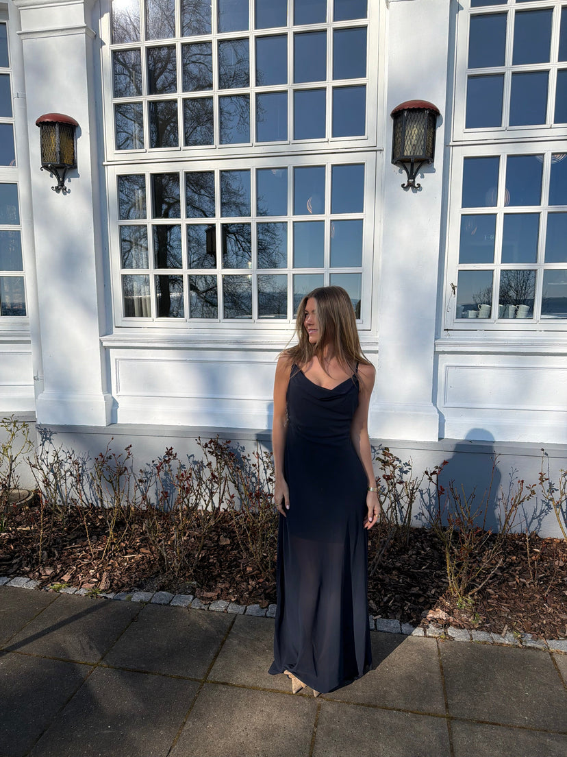 Cindy Maxi Dress - Navy Blue