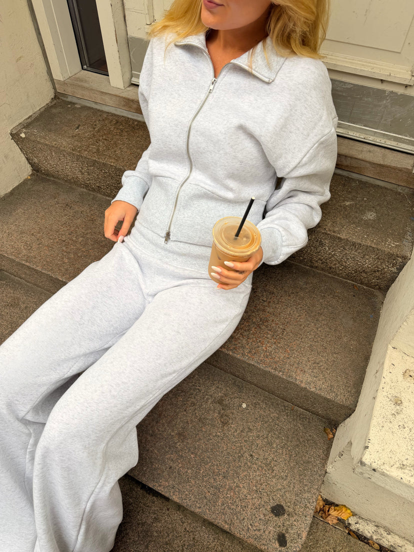Ingeborg Sweatpants - Light Grey Melange