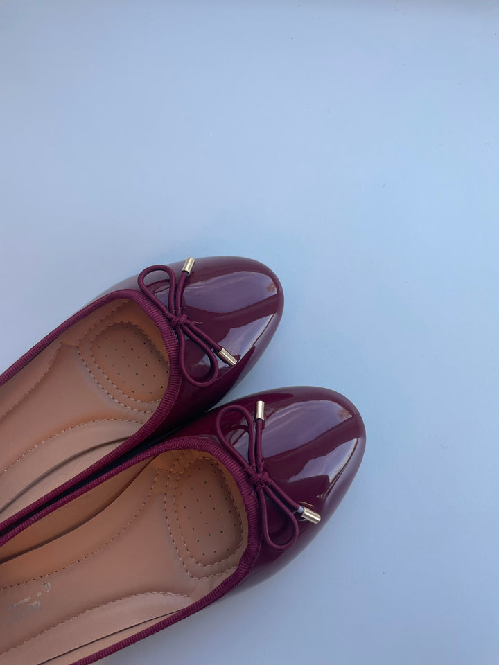 Sarah Ballerina - Burgundy