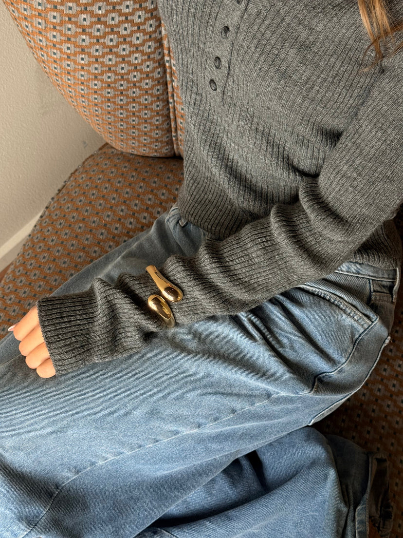 Klara Chunky Bracelet - Gold Plated