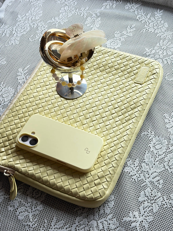 Charlotte Computer Sleeve "13 - Light Yellow