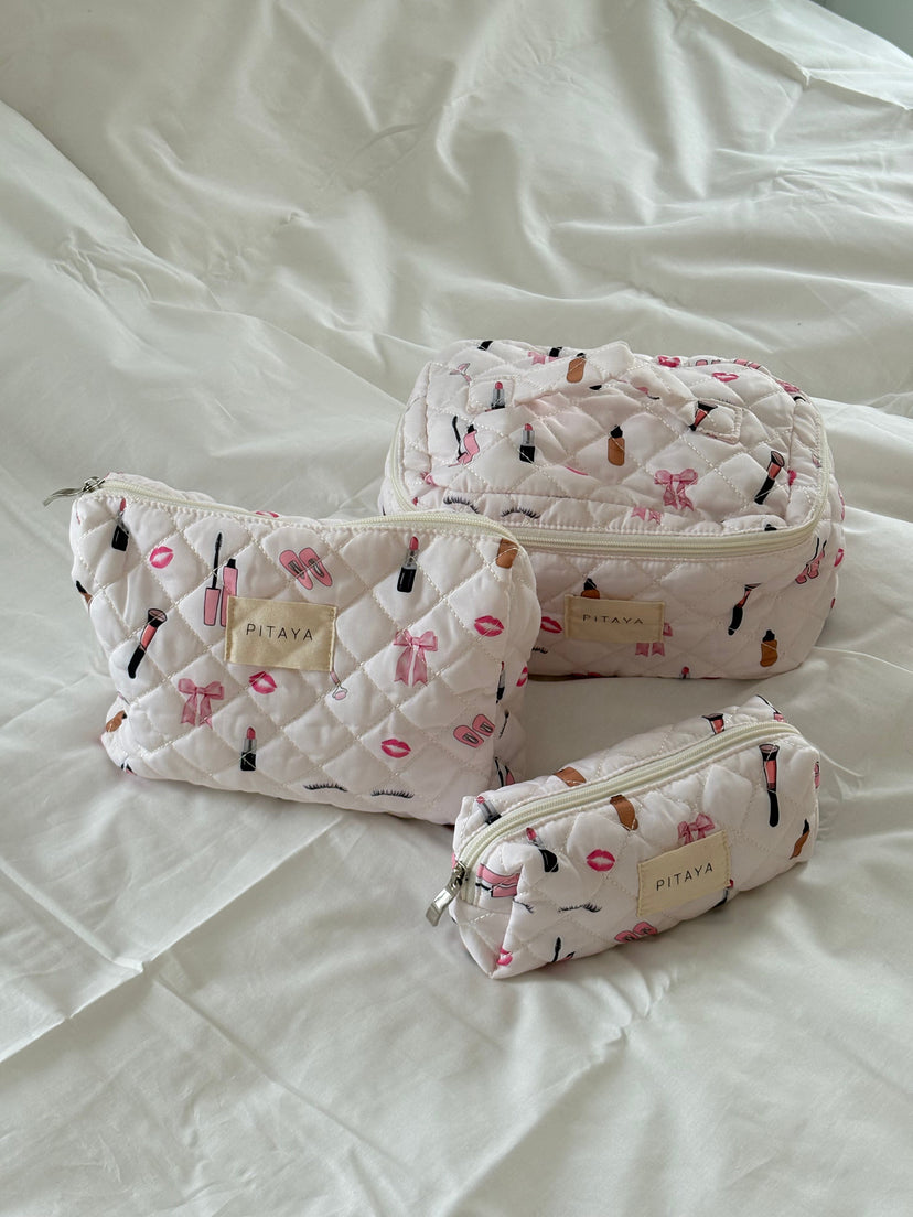 Large Makeup Bag - Girly Things