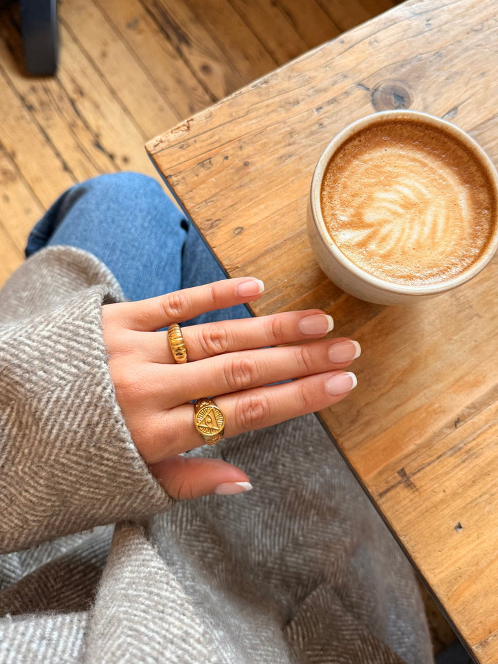 Iris Eye Ring - Gold Plated