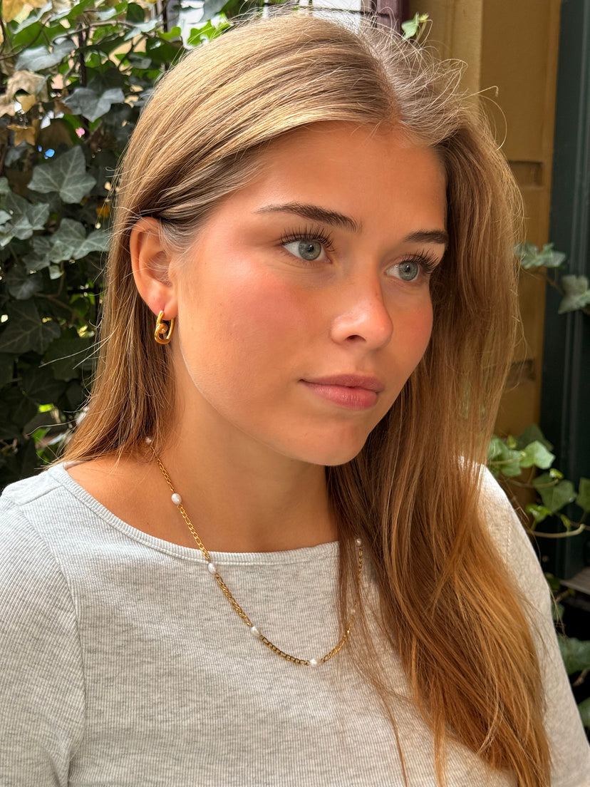 Pernille Pearl Necklace - Gold Plated