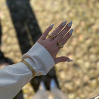 Evie-rannekoru – kullattu