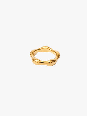 Vea Sculpted Ring - Gold Plated