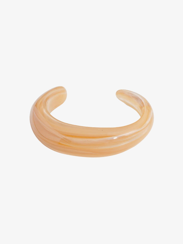 Lilian Open Bangle - Powder Pink