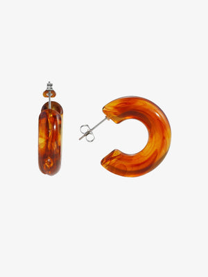 Gro Chunky Hoops - Amber Brown
