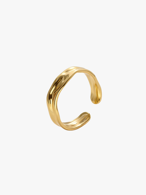 Alice Wave Ring - Gold Plated