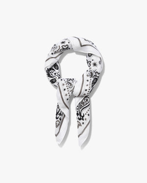 Vigga Paisley Bandana - White