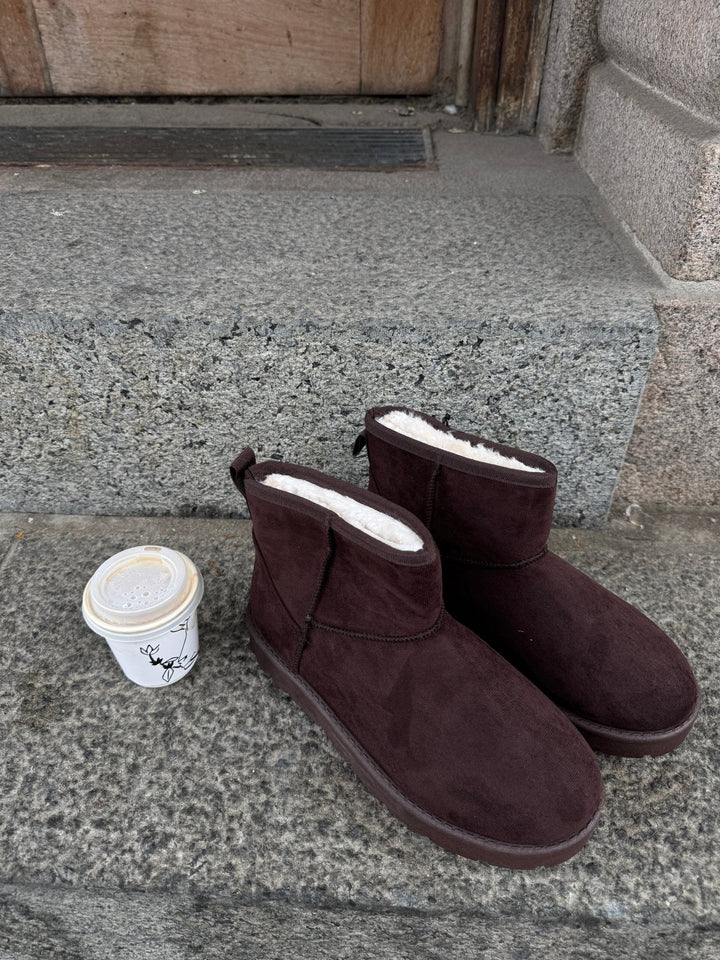 Daisy Teddy Boots - Dark Brown