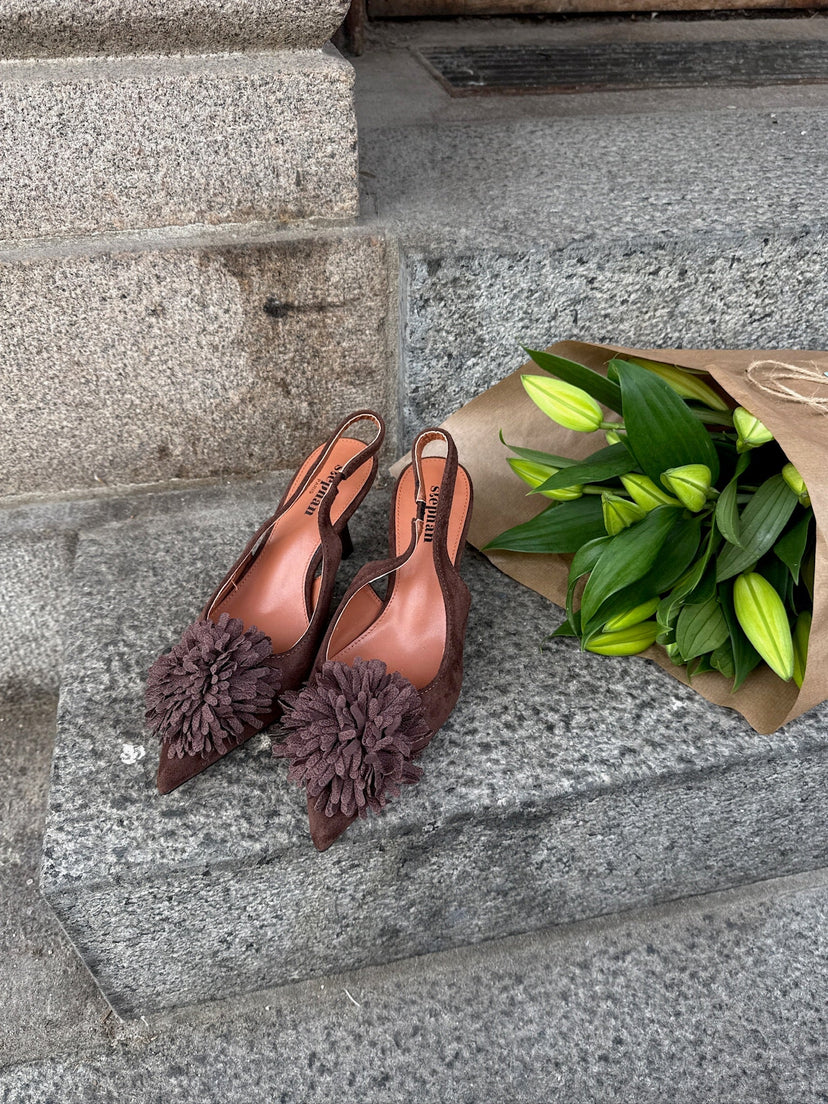 Laila Slingback - Chocolate Brown