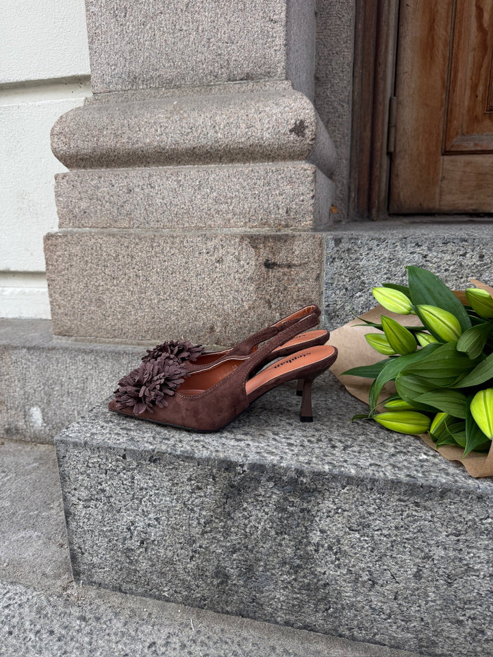 Laila Slingback - Chocolate Brown