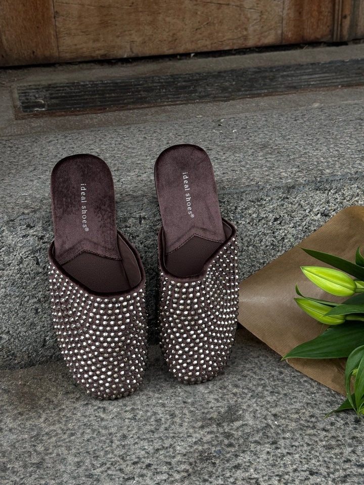 Lilly Mule - Dark Brown