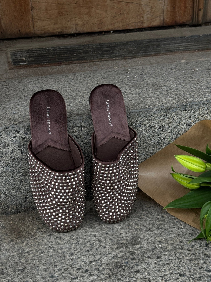 Lilly Mule - Dark Brown