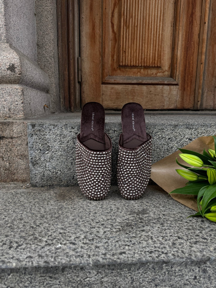 Lilly Mule - Dark Brown