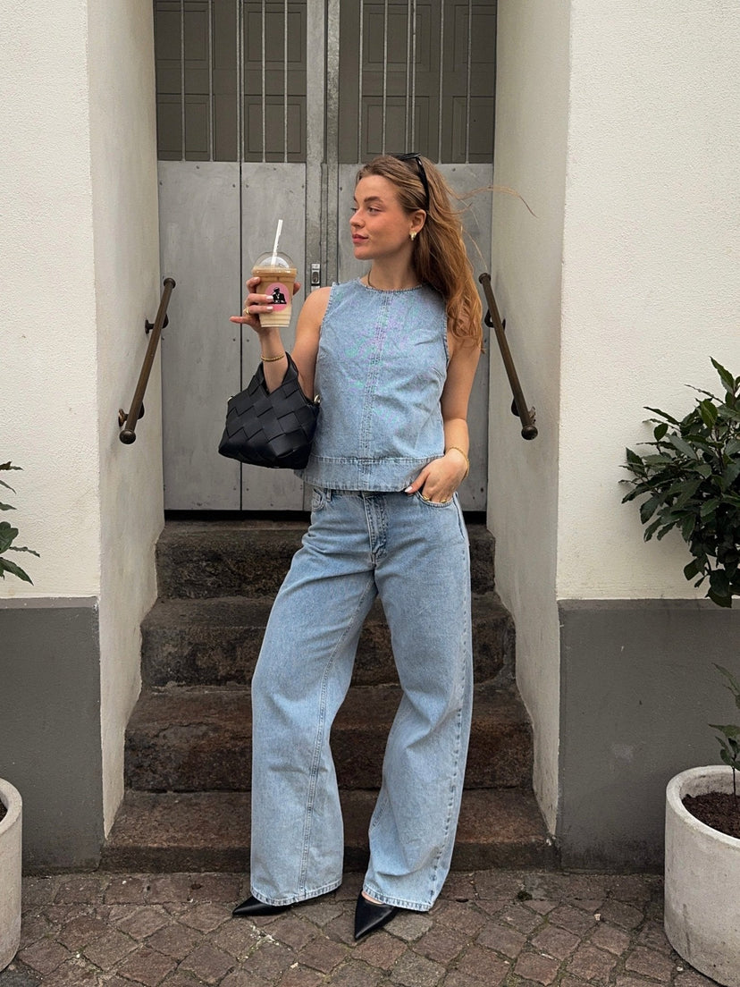 Louise-farkkupaita – vaaleansininen