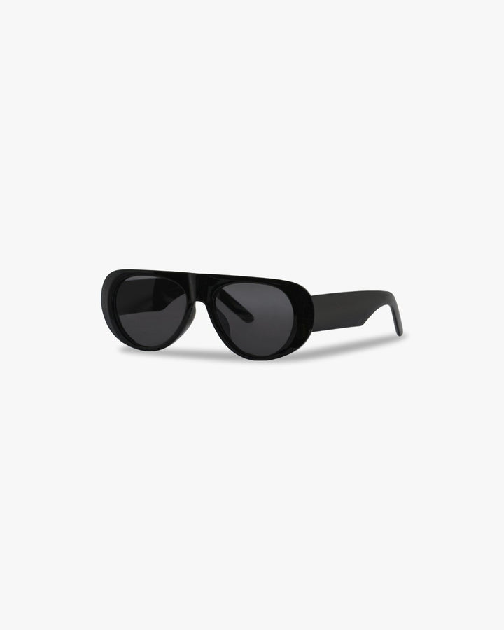 Mica Rounded Sunglasses - Black