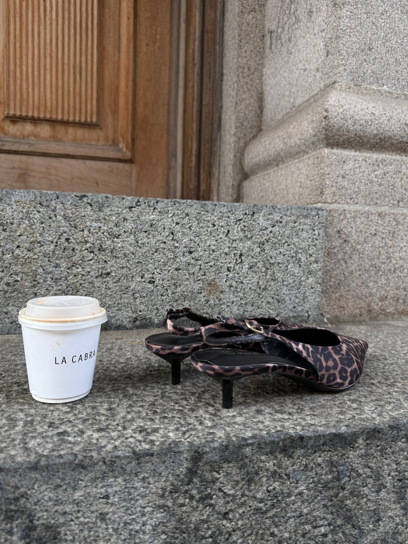 Thyra Slingback - Leopard